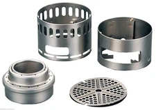 Evernew Titanium Alcohol Stove DX Stand Set EBY255 – Ultralight Backpacking