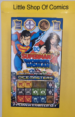 Superman Wonder Woman Dice Masters 2-Player Starter Set Sealed Wizkids/Neca