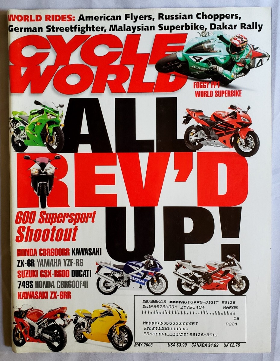 Cycle World - 2003 May - Motorcycle Magazine | eBay