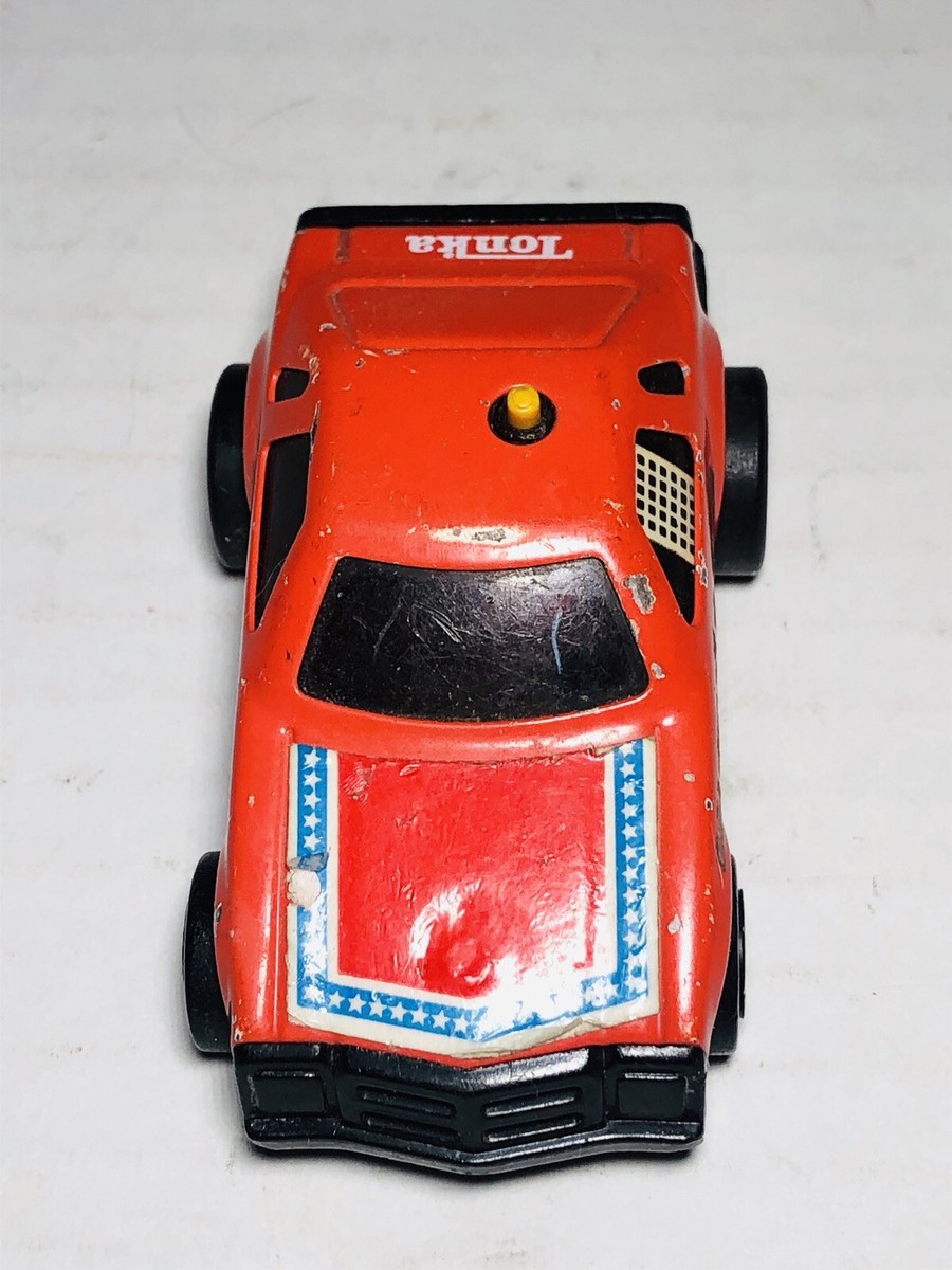 Vintage 1970's TONKA Pressed Steel Red Racing Car JAPAN Loose
