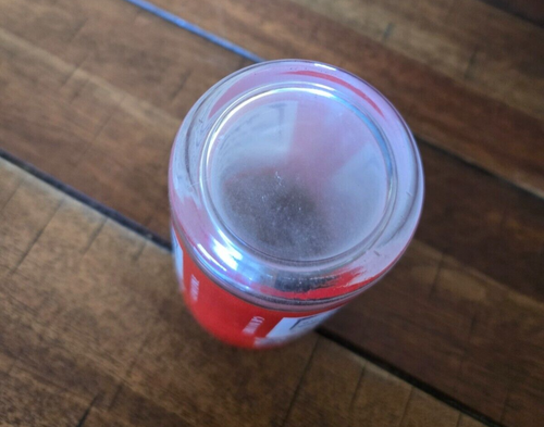 Vintage Red Budweiser Beer 10 oz. Drinking Glass - Picture 5 of 6