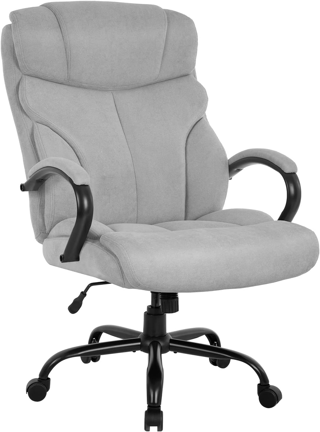 Heavy Duty Big and Tall 500Lbs Office Chair with Wide Seat Lumbar Support and Adjustable Arms-image