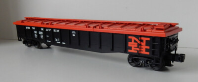MTH Premier  50' Gondola mit Abdeckung  Spur 0 3-Leiter
