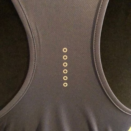 Nike Women’s Running Tank Racerback Shirt, Small, Gray - Picture 3 of 4