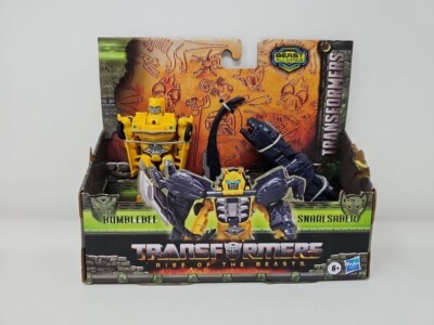 Transformers Rise of The Beasts  Bumblebee and Snarlsaber Action Figures New