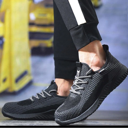 Herren Arbeitssicherheitsschuhe Stahl Toe Cap Leichte Unverwüstliche Sneakers - Bild 1 von 8