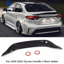 Glossy Black R Style Duckbill Trunk Spoiler For 2020-26 Toyota Corolla 4dr Sedan