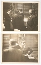 Robert F. Kennedy Original Type I Candid Photo Lot (2) 4x5 Senate Press