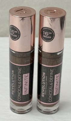 Revolution Conceal & Define Infinite Concealer Color C16 0.30fl  2-PACK (R14)