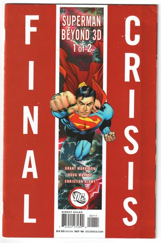 FINAL CRISIS SUPERMAN BEYOND 3-D 1-2 COMPLETE SET - Picture 1 of 1