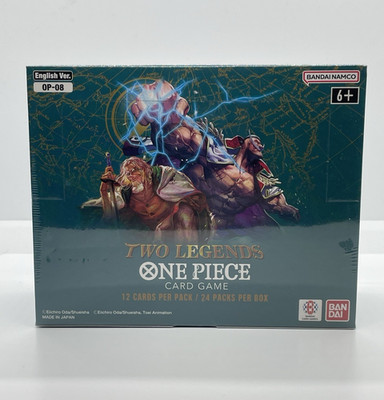 One Piece Card Game TCG OP-08 Two Legends Booster Box English Version Near Mint