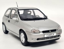 MCG 1/18 Opel Corsa B GSi Metallic Silver Diecast scale model car