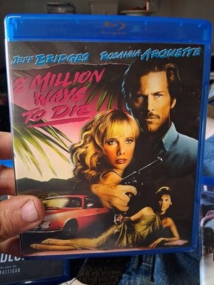 LIKE NEW 8 Million Ways to Die Blu-ray 1986 Jeff Bridges Andy Garcia Action RARE