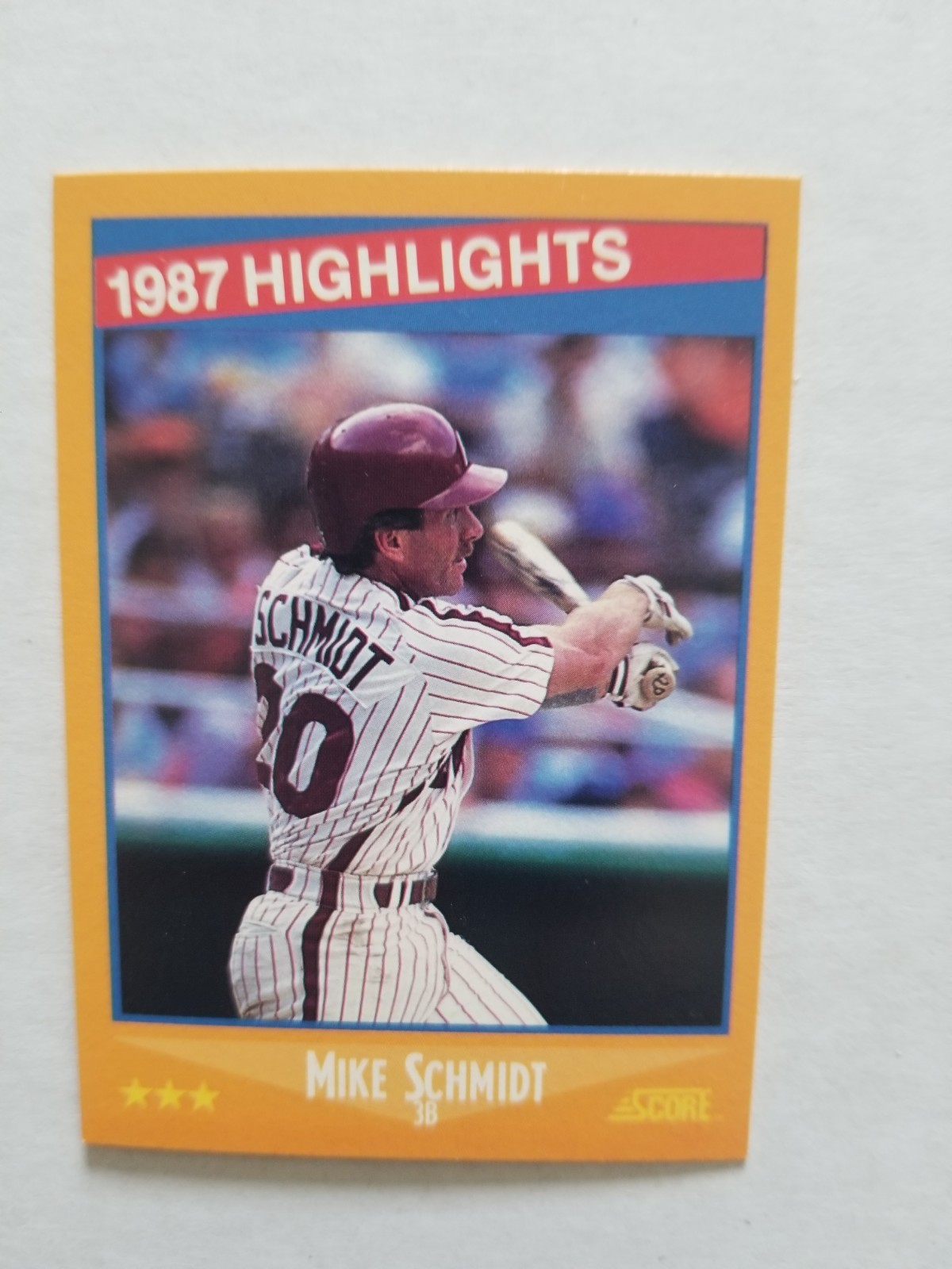 Mike Schmidt 1988 Score #657