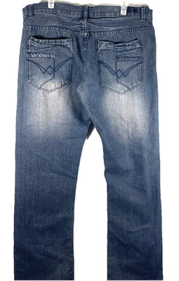 Brooklyn Xpress Jeans Men's Dark Wash Blue Size 40 X 34   D2