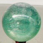 2120G Natural green fluorite Quartz Sphere Crystal Energy Ball Reiki Healing — photo 2