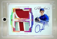 Andrew Painter 2022 Panini Flawless #DMA-AP  RUBY RPA Dual Patch Auto RC /10 SSP
