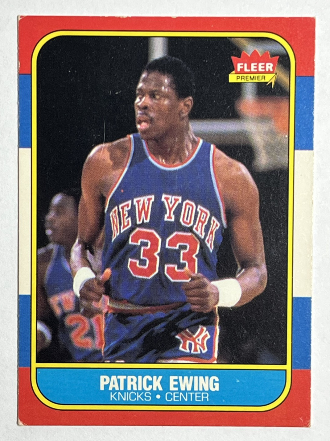 1986 FLEER PATRICK EWING ROOKIE #32