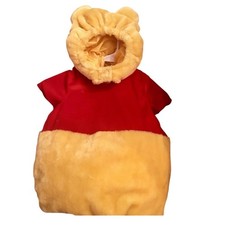 Disney Store Winnie the Pooh Plush Baby Costume Set Red Yellow 6-12 Months