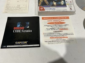 Biohazard Resident Evil CODE: Veronica Dreamcast Japan CIB Reg Card Postcard