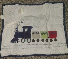 NEW Pottery Barn Kids TRAIN Small SHAM Backseat Driver Decorative 12x16" boys