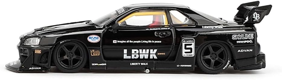 Mini GT 1:64 Nissan LB-ER34 Super Silhouette SKYLINE Black