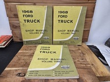 1968 Ford Truck Original Shop Manual Set Of 3 Vols Pickup F100 F250 F350 Service