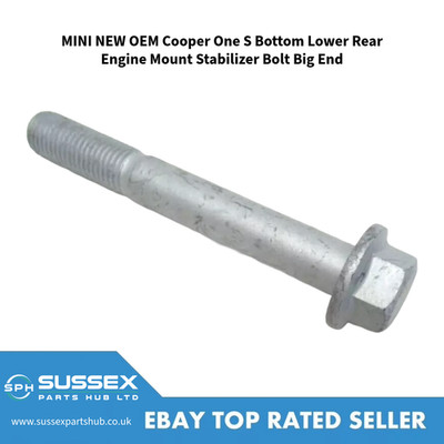MINI NEU OEM Cooper One S unten unten hinten Motorlager Stabilisator Schraube Big End