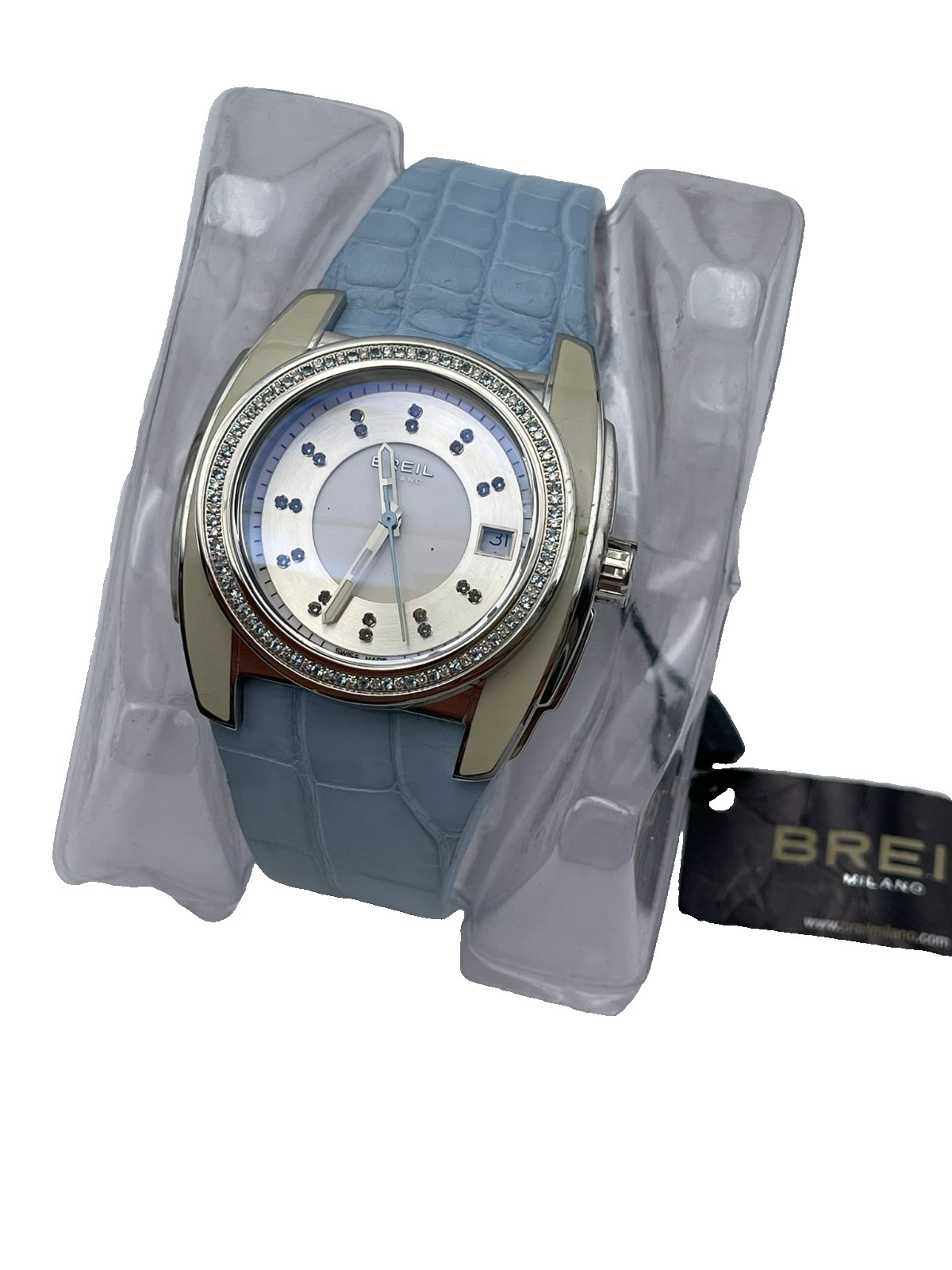 Reloj Breil Aquamarine Milano BW0521 Diamantes Sobre La Caja Precio 1800