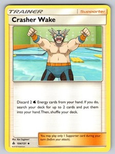 Crasher Wake 104/131 Uncommon Forbidden Light Pokémon TCG