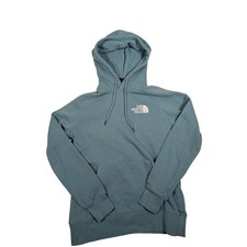 The North Face Womens XS Teal Blue Never Stop Exploring Graphic Pullover Hoodie