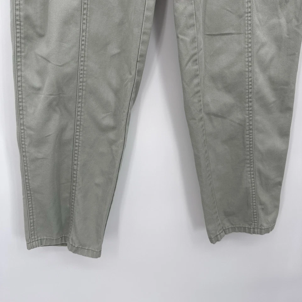 Cherokee Green Cotton Pants Elastic Ankle Size 10 Casual - Image 3 of 4