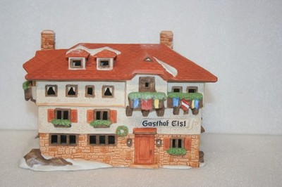 Dept 56 Alpine Village Series Gastof Eisl 6540-4 ~ '86 Light Box Retired