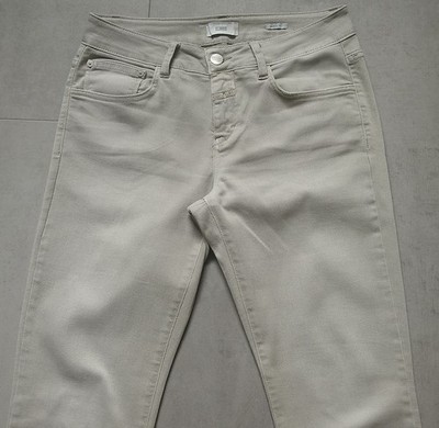 CLOSED Baker Jeans Candiani Denim W28 = 36/38 Beige Damen Hose w. NEU
