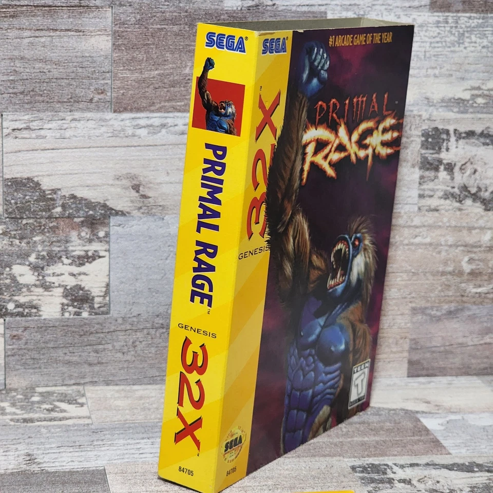 Primal Rage Sega Genesis 32X CIB Complete Tested - Image 3 of 4