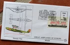 SPAIN DORNIER WAL GREAT AIRPLANES OF EUROPE 1988 FLEETWOOD CACHET FDC UNADD