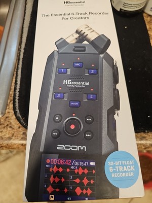Zoom H6essential 6-Track 32-Bit Float Portable Audio Recorder