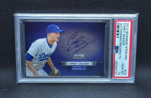 2012 Bowman Sterling COREY SEAGER PSA 10 Auto Dodgers #BSAP-CS