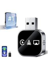 2026 Wireless CarPlay Android Auto Adapter 3-in-1 AirPlay Mirror Link Dongle USB