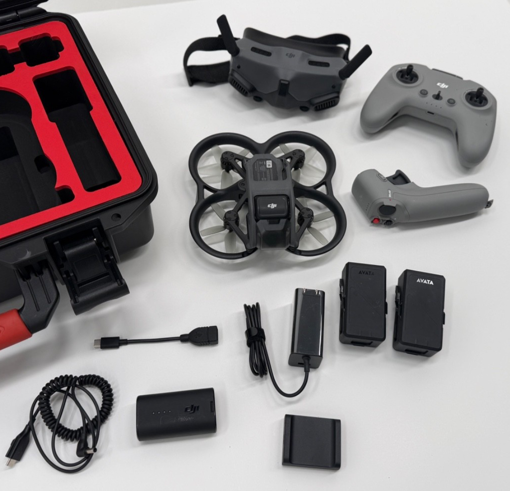 DJI Avata Drone w/ DJI Goggles 2/DJI RC Motion/Remote/Case - NEW-image