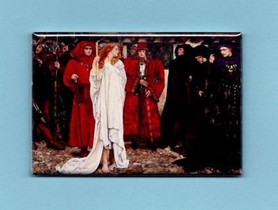 EDWIN AUSTIN ABBEY *2X3 FRIDGE MAGNET* ARTIST  ILLUSTRATOR PAINTER SHAKESPEARE
