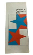 VINTAGE 1976 Welcome To Washington DC Travel Brochure Pamphlet Souvenir