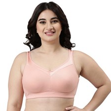 Enamor Full Support Super Lift Women's Cotton Everyday Minimizer Bra - Non Pa...