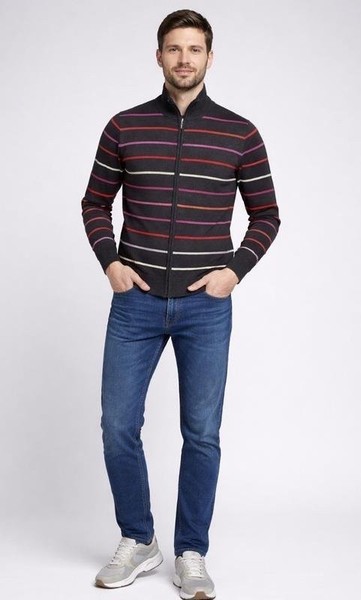 Men Dirk Bikkembergs Sweater Navy Wool XXL