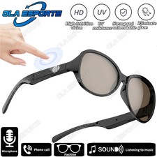 AI Smart Glasses Wireless Bluetooth V5.3 Sunglasses Outdoor Sport Call Music Te