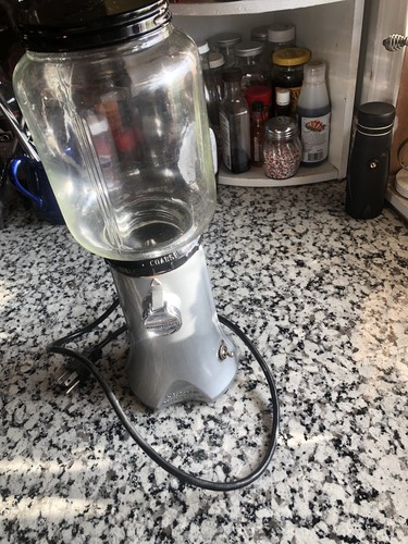 Vintage KItchenaid a-9 Kcg 200    Silver Burr  Coffee  Grinder Works Great A9