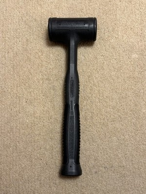 Snap On Tools rückschlagfreier Gummihammer 32 Unzen Holzhammer titangrau weicher Griff 