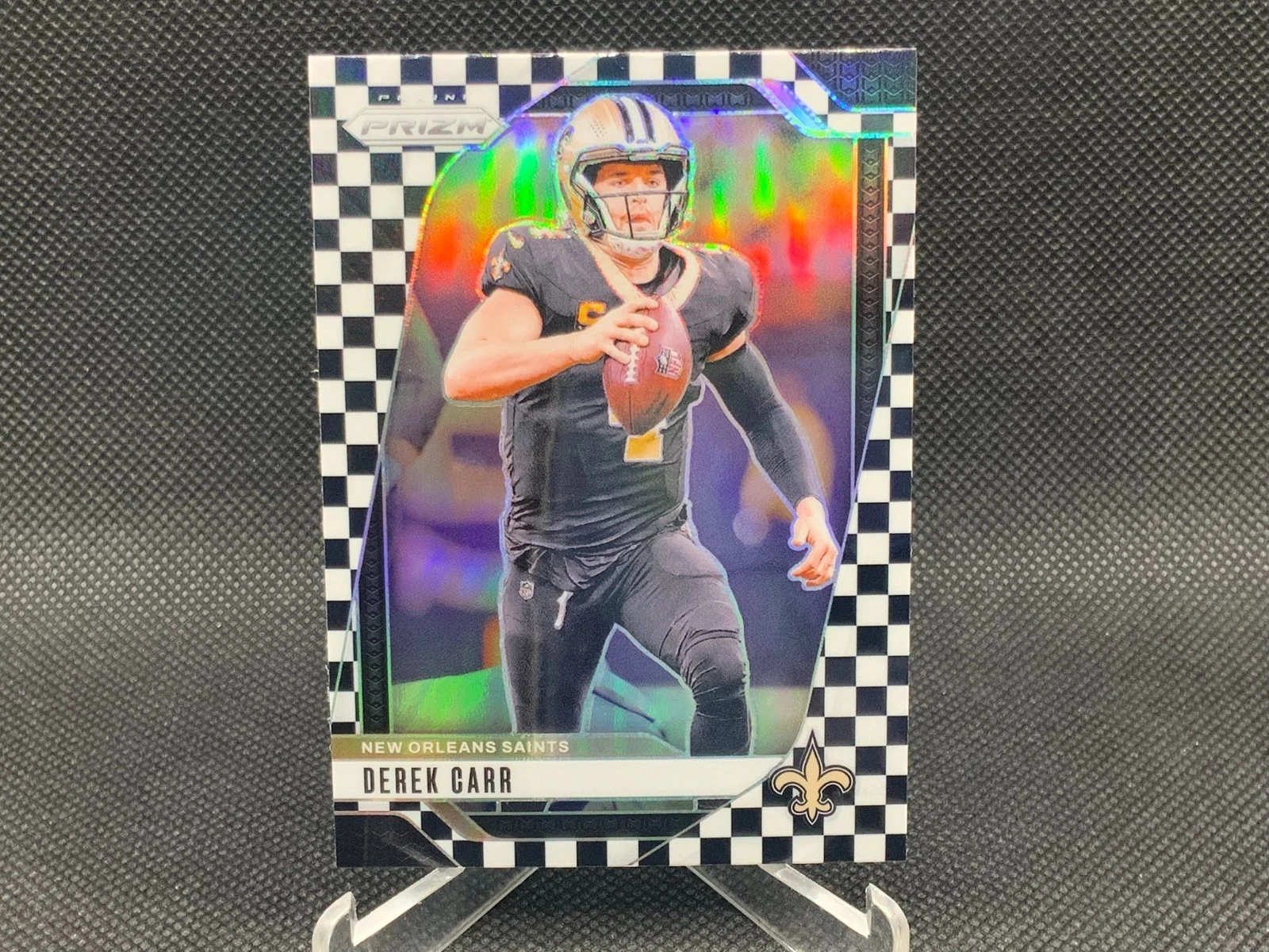 2024 Prizm DEREK CARR Black White Checkerboard #203 Saints