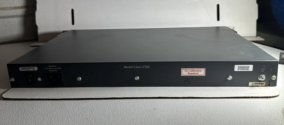 Genuine Cisco System 1700 Series Model 1760 Router Fast Ethernet 10/100 - Image 2 of 4