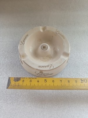 Vintage Champagne Lanson Advertising Ashtray Ø 9cm